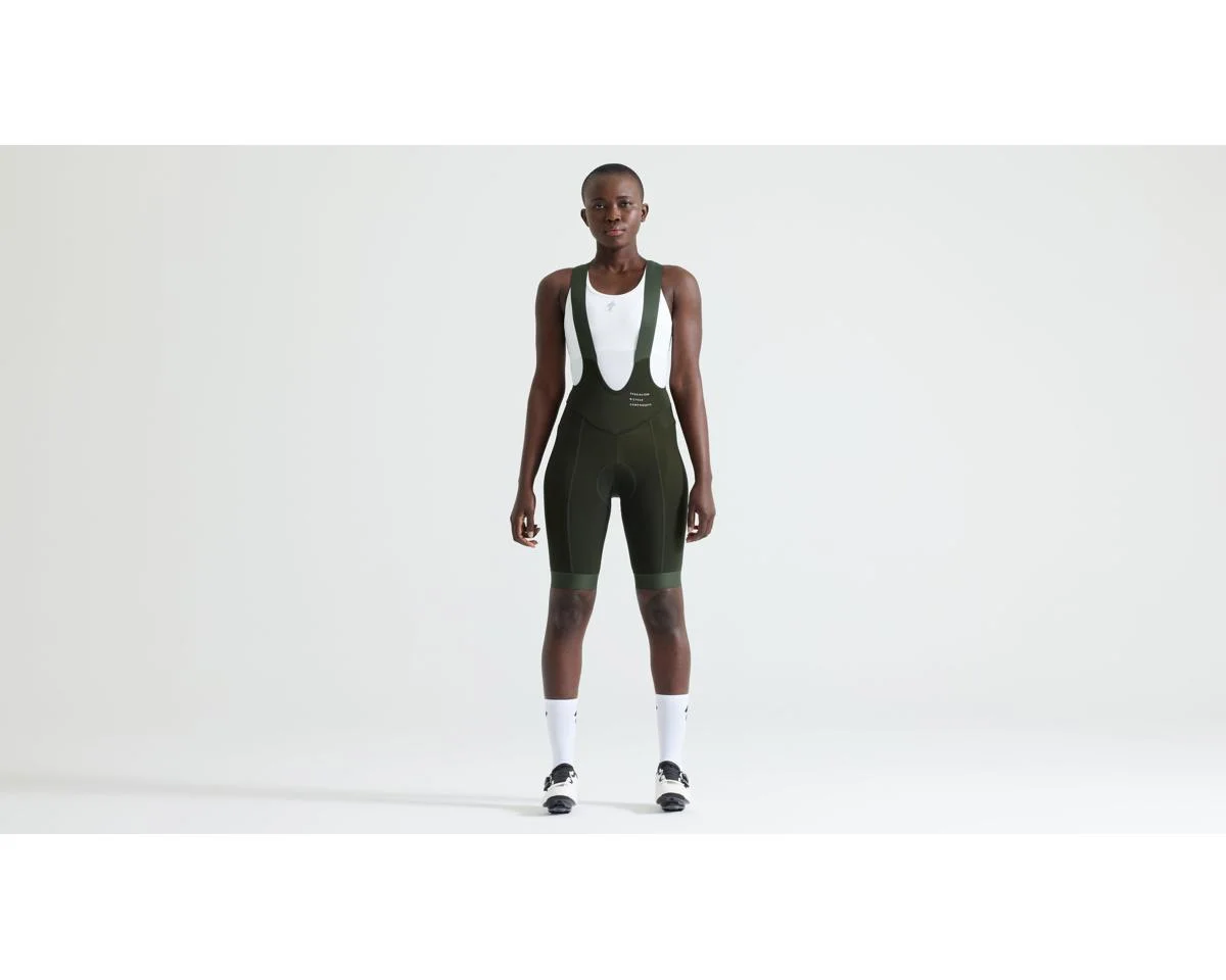 Specialized Women's Foundation Bib Shorts (Dark Moss) (XL)